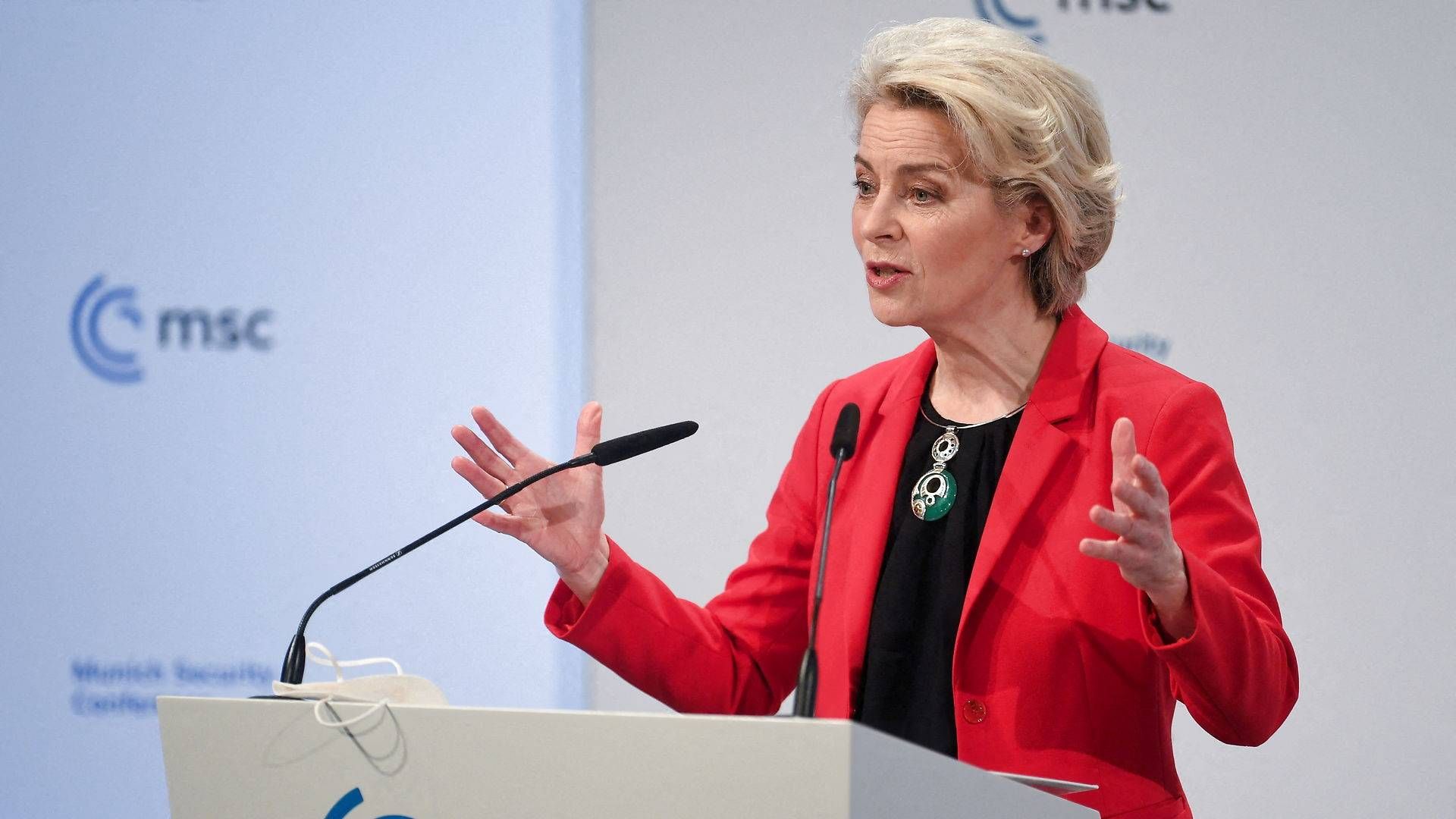 EU-Kommissionens formand, Ursula von der Leyen | Foto: Andreas Gebert/Reuters/Ritzau Scanpix