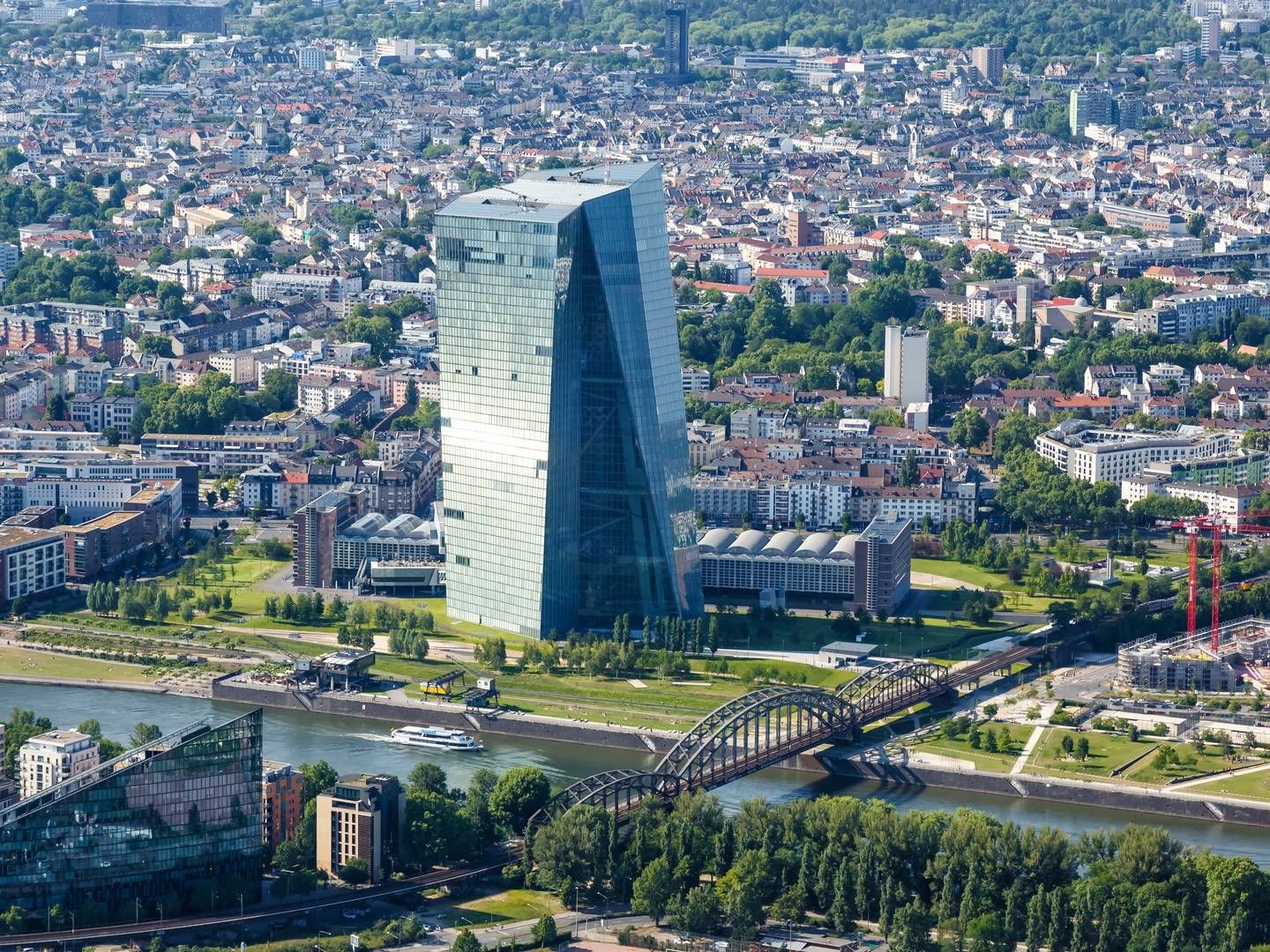 Die EBA sitzt im Frankfurter EZB-Komplex. | Foto: picture alliance / Markus Mainka | Markus Mainka