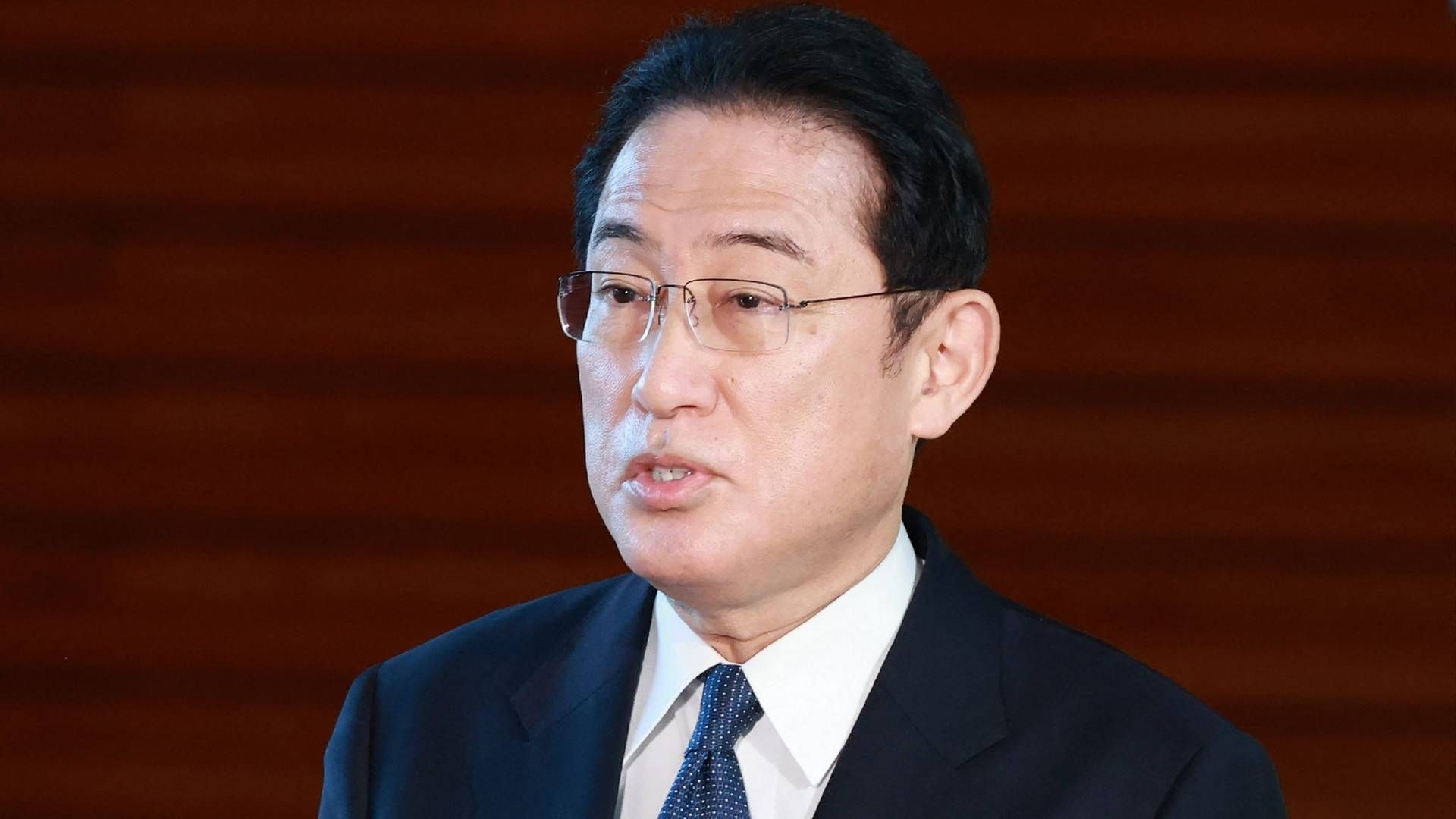 Japan premierminister, Fumio Kishida. | Foto: STR/AFP / JIJI PRESS