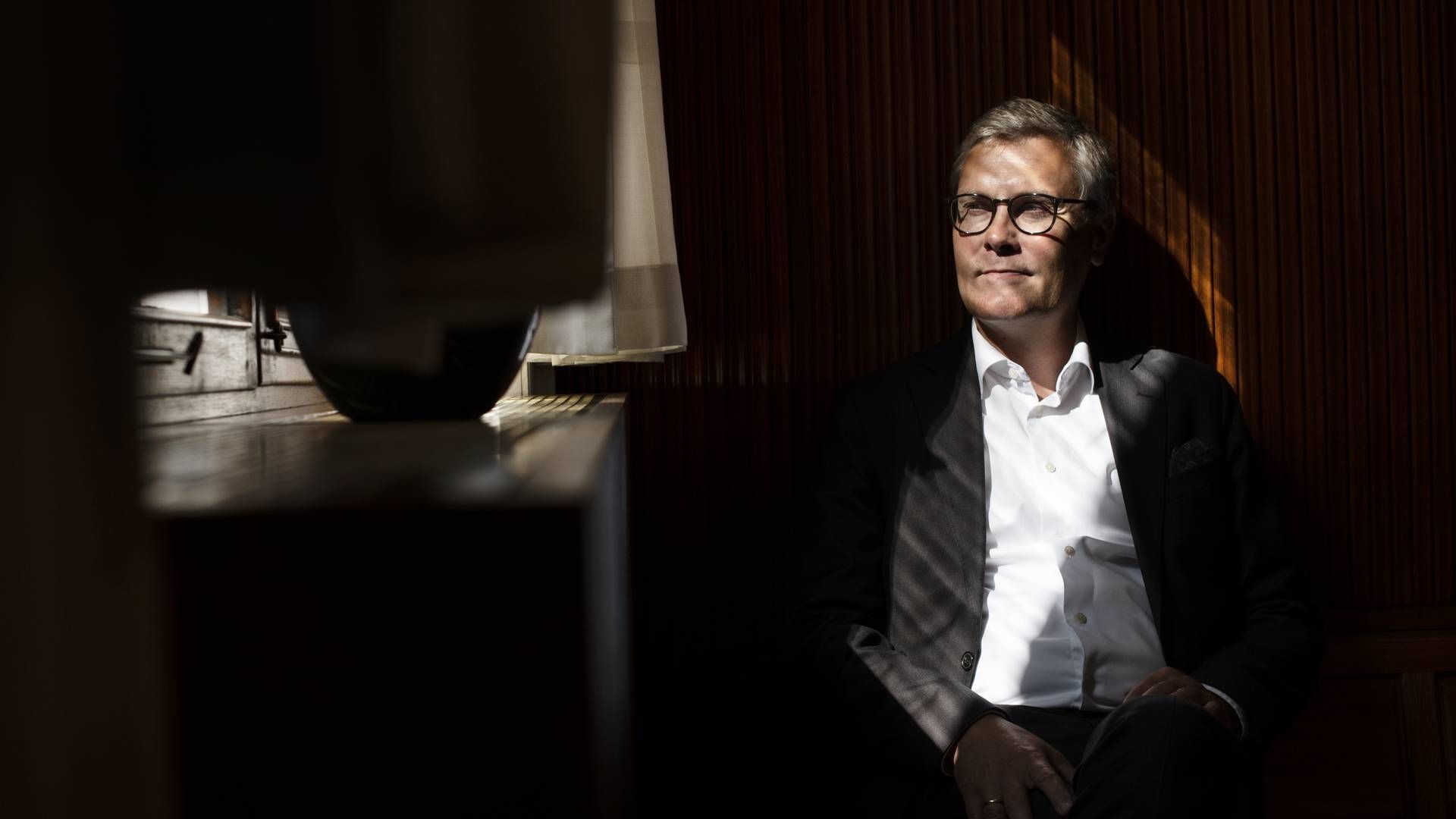 Der er travlt med onboarding af nye kunder i Danske Bank, fortæller erhvervsdirektør Niels Bang-Hansen. | Foto: Gregers Tycho/ERH