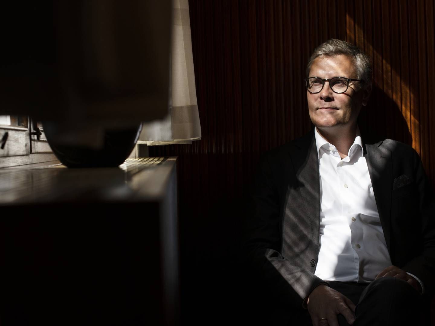 Der er travlt med onboarding af nye kunder i Danske Bank, fortæller erhvervsdirektør Niels Bang-Hansen. | Foto: Gregers Tycho/ERH