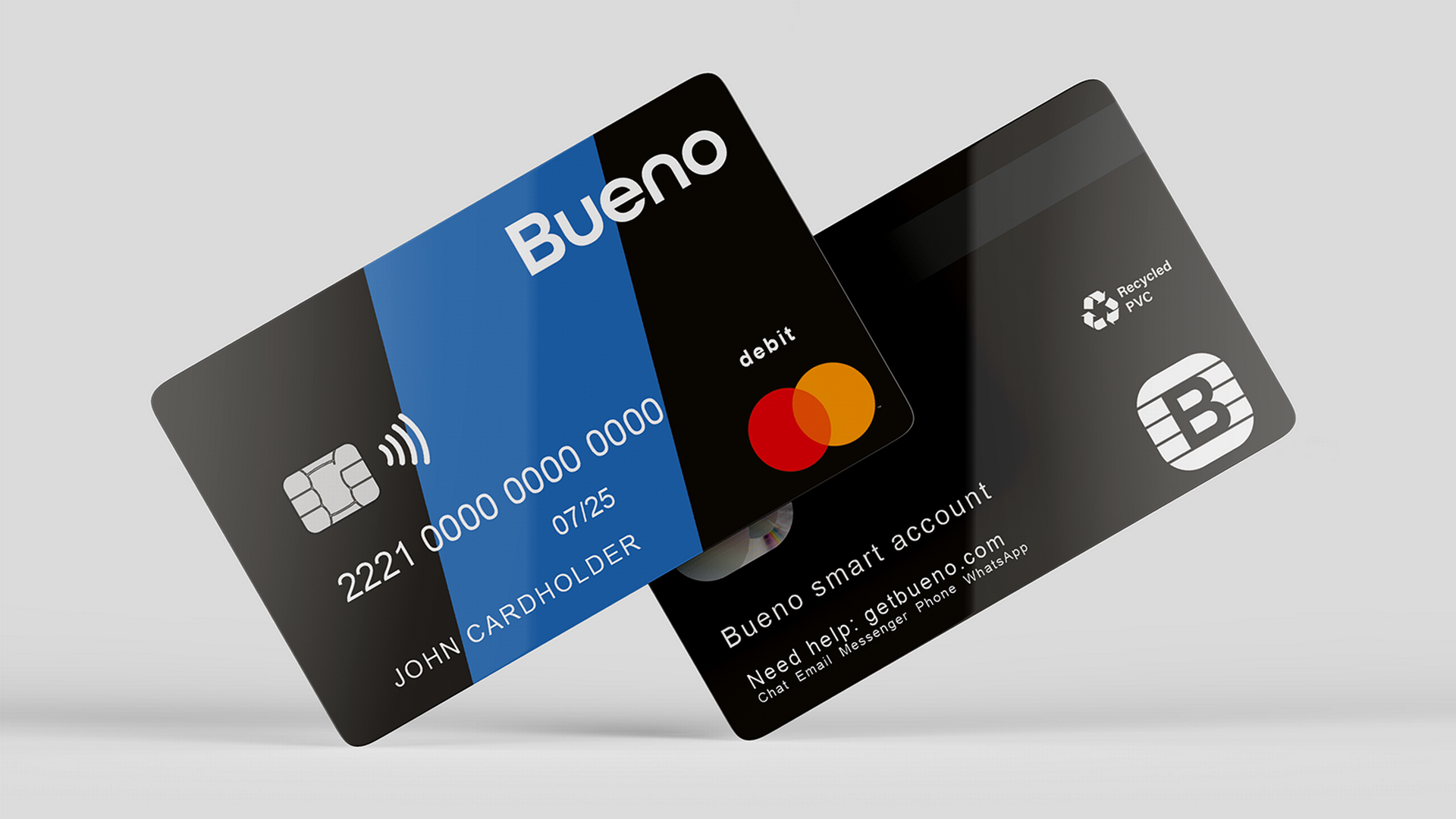 Buenos Mastercard-kort. | Foto: Bueno.