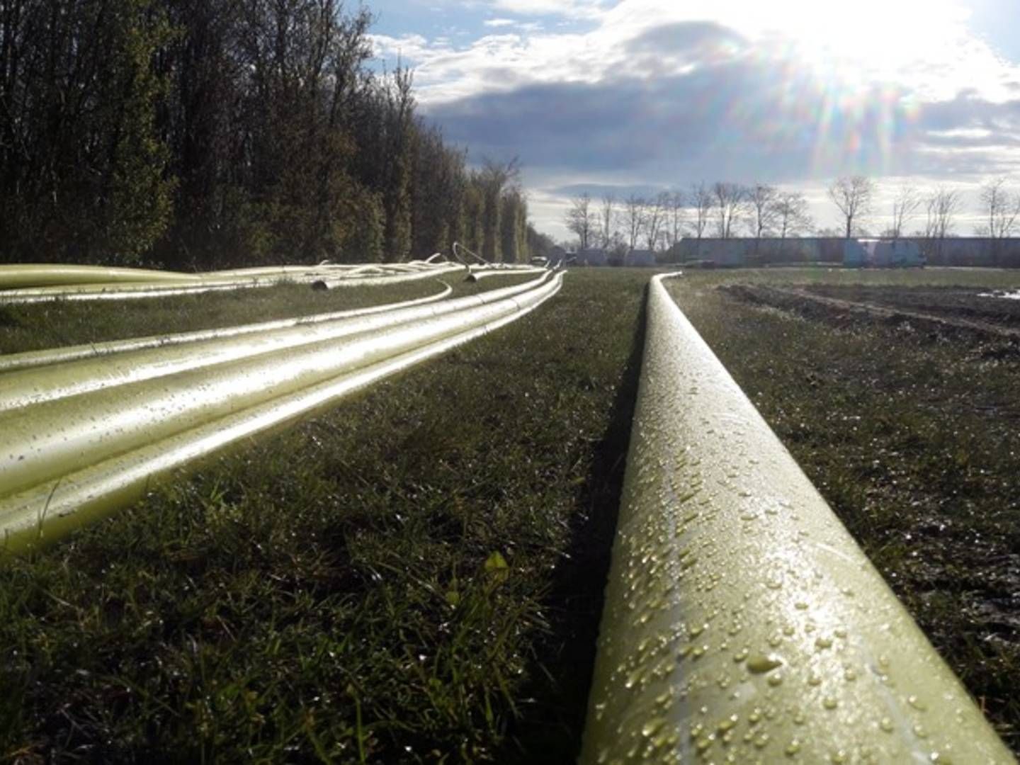 With relatively simple modications, hydrogen can be transported in pipelines used for natural gas. | Photo: Evida