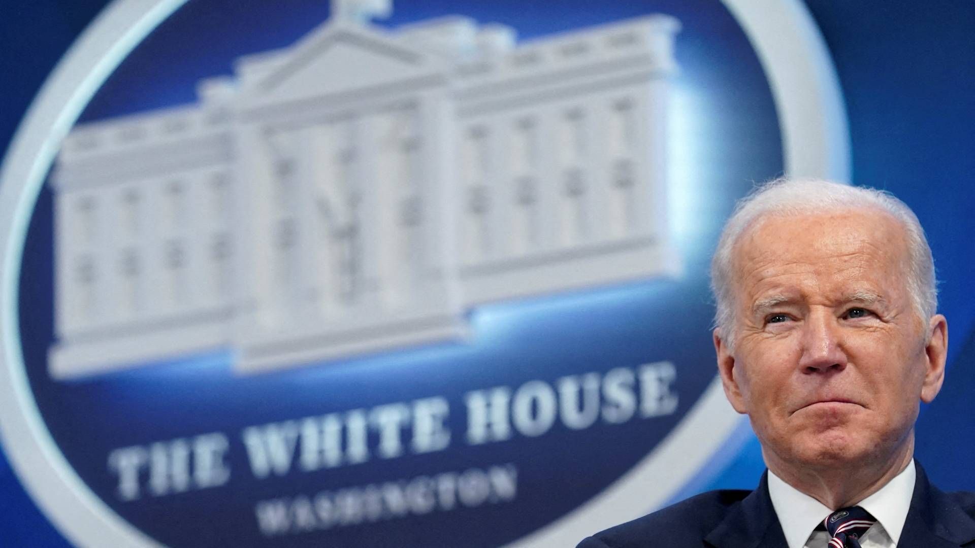 Sanskjonene mot Russland vil få en gjennomgående effekt på landets økonomi, sa USAs president Joe Biden under en tale torsdag kveld. | Foto: Kevin Lamarque/REUTERS / X00157