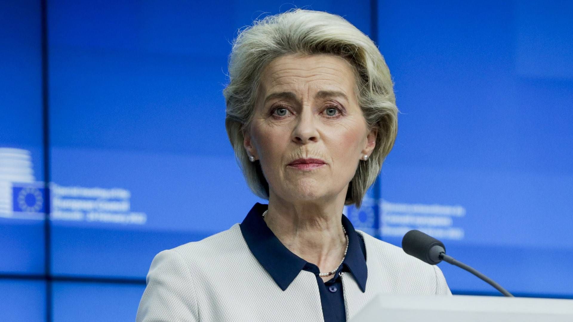 EU-Kommissionspräsidentin Ursula von der Leyen | Foto: picture alliance / ASSOCIATED PRESS | Olivier Hoslet