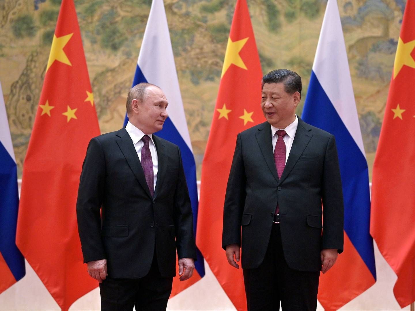 Vladimir Putin og Xi JInping mødtes ved vinter-OL tidligere på måneden.