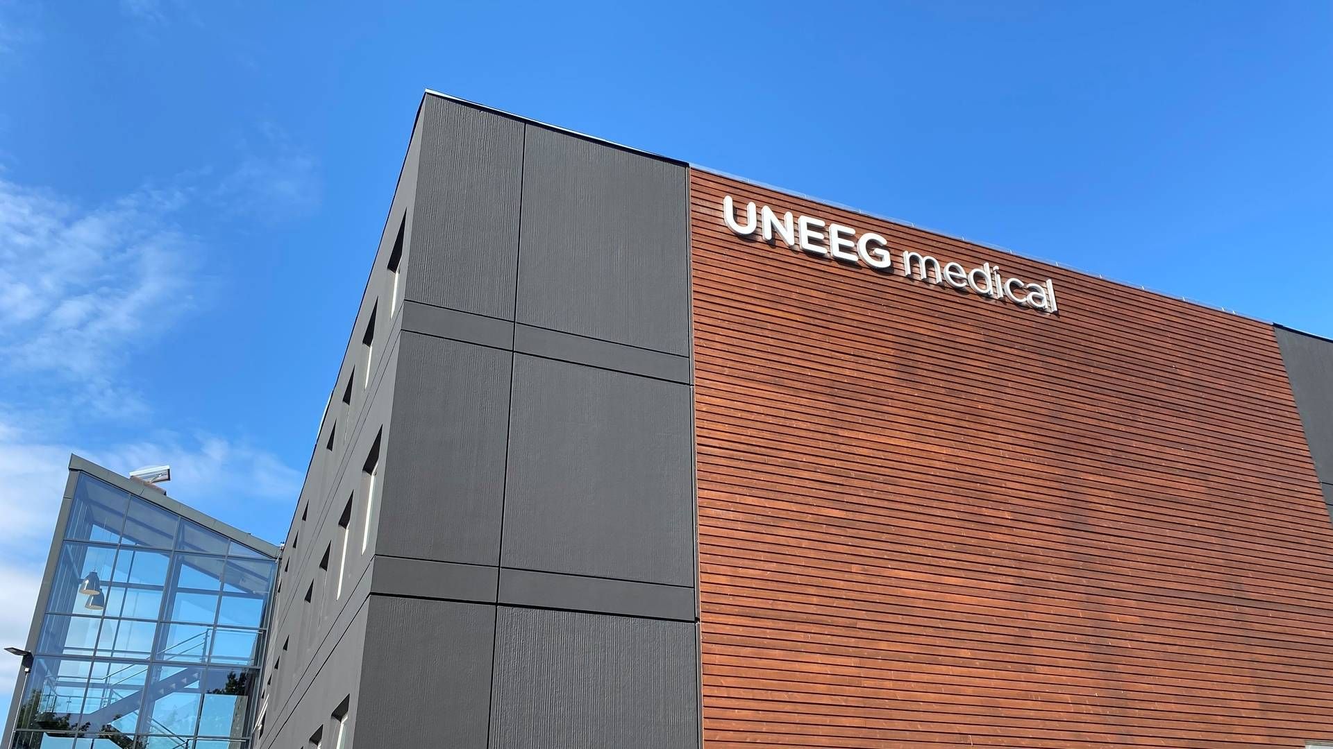 Uneeg Medical i er regnskabsåret 2020/2021 flyttet i nye lokaler i Allerød, tæt på Lynge, hvor Uneeg Medical hidtil hold til under samme tag som søsterselsskabet WS Audiology. | Foto: Uneeg Medical / PR