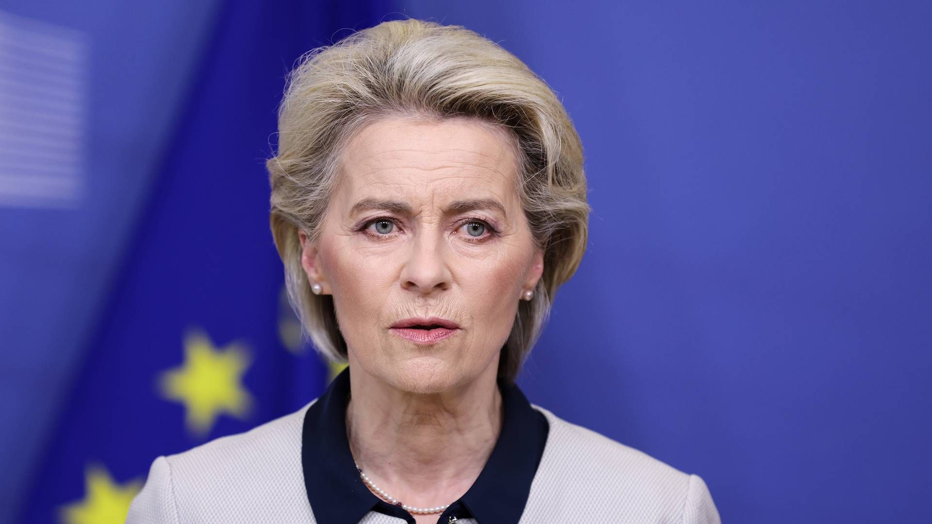 EU-kommisjonens president Ursula von der Leyen. | Foto: AP / Kenzo Tribouillard