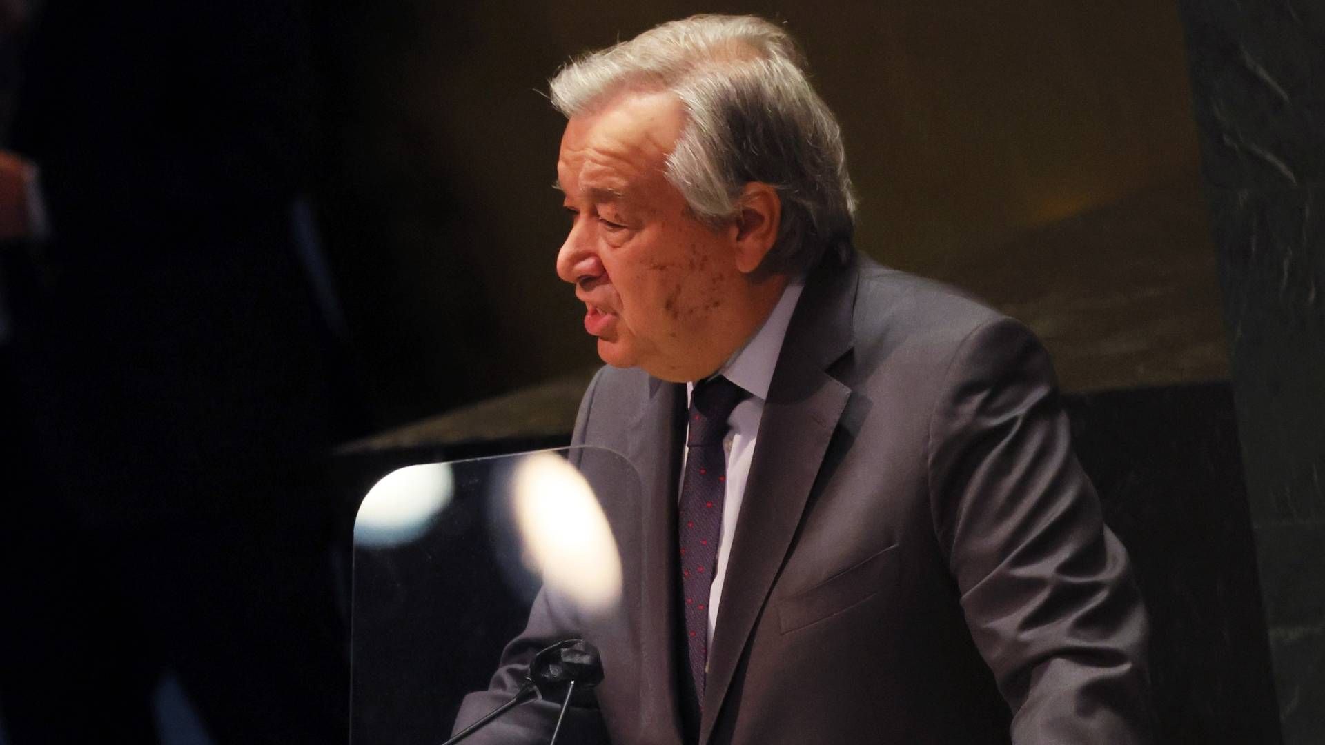 FN's generalsekretær, António Guterres. | Foto: Michael M. Santiago/AFP / GETTY IMAGES NORTH AMERICA