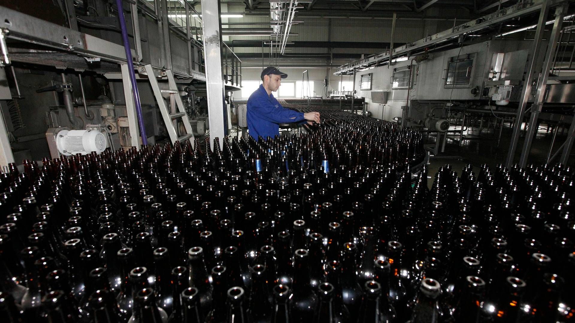 Carlsberg-bryggeriet Baltika-Pikra i Krasnayorsk i Rusland. | Foto: Ilya Naymushin/Reuters/Ritzau Scanpix