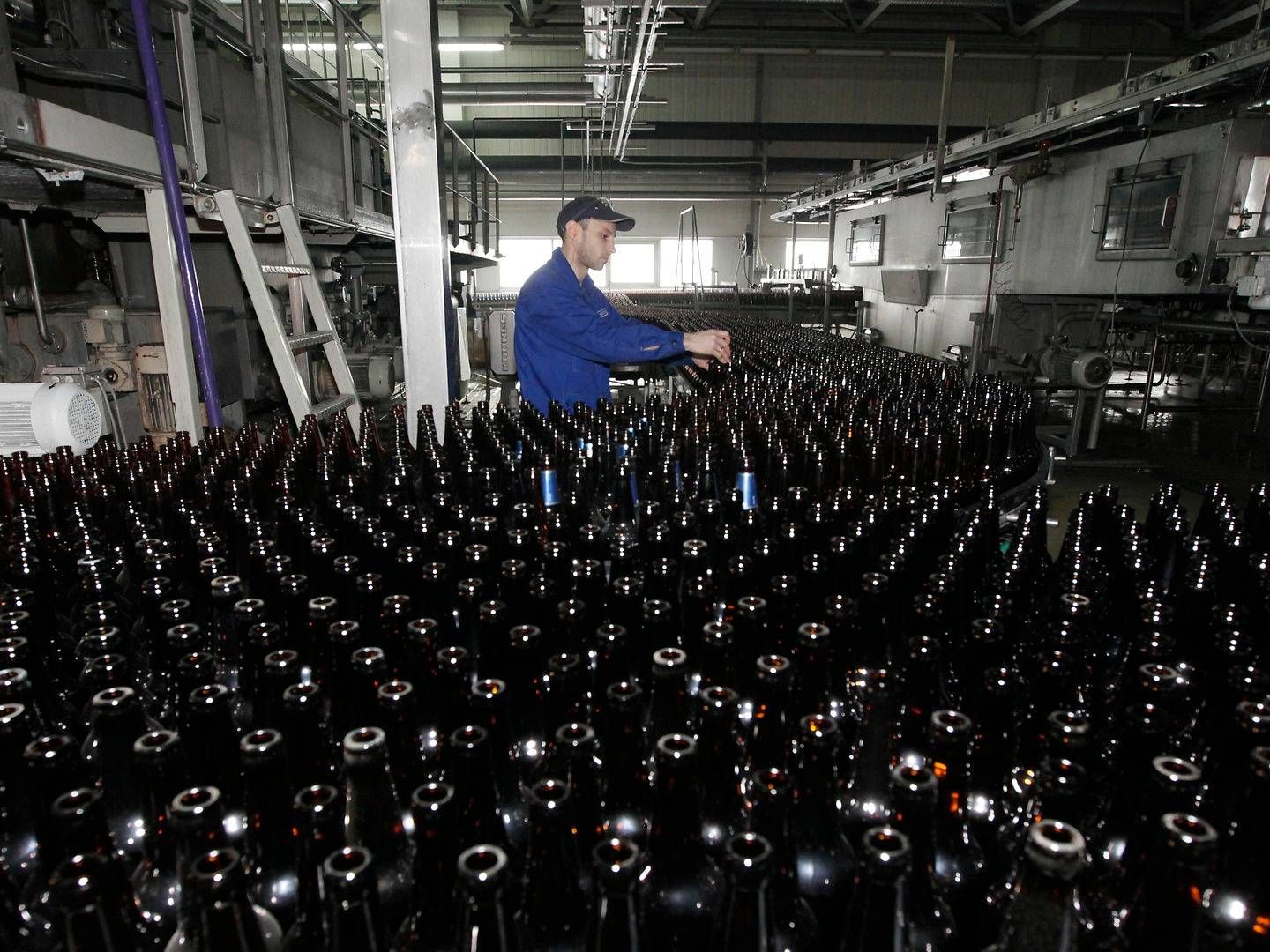 Carlsberg-bryggeriet Baltika-Pikra i Krasnayorsk i Rusland. | Foto: Ilya Naymushin/Reuters/Ritzau Scanpix
