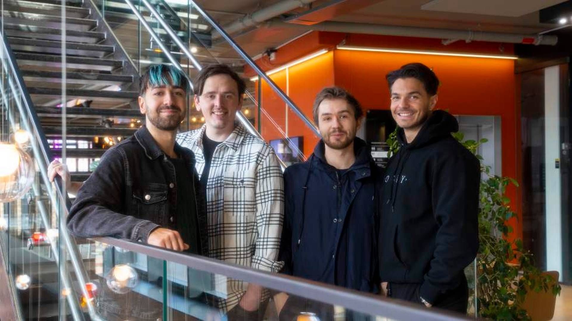 Presails gründere. Fra venstre: Milad Mirshahi, Sebastian Almnes, Tomas Veiden & Hamza Nebolsi. | Foto: Presail