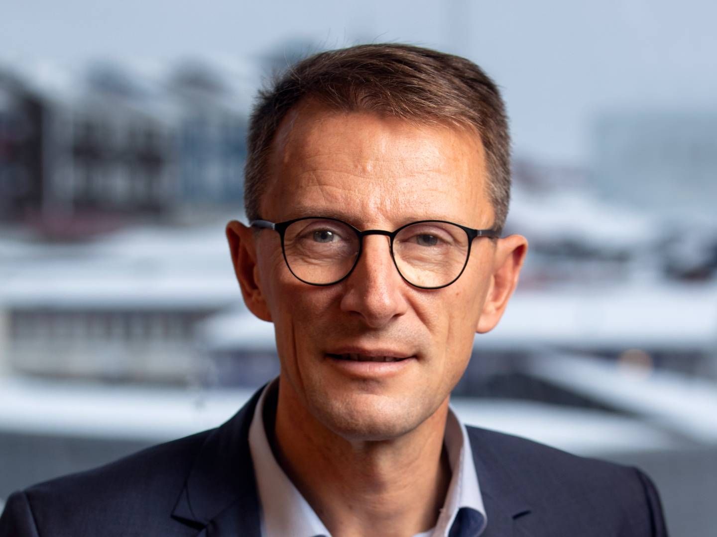 Adm. direktør i Grønlandsbanken, Martin Kviesgaard, er godt tilfreds med regnskabet for 2021. | Foto: PR/Grønlandsbanken