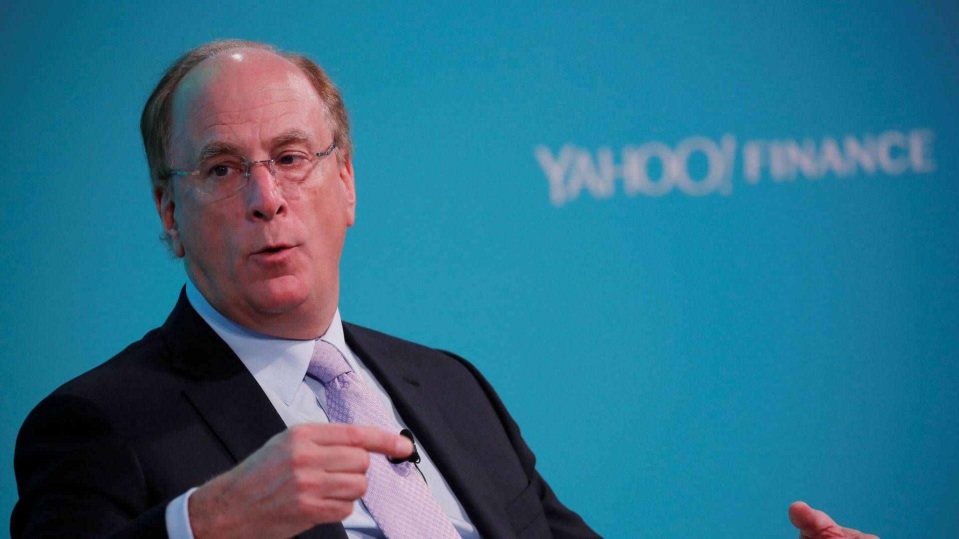 "Modige aktører som Aramco, der tænker frem,har den teknologiske ekspertise og kapital til at spille en afgørende rolle i denne transformation," sagde Blackrocks CEO Larry Fink. | Foto: Lucas Jackson/Reuters/Ritzau Scanpix