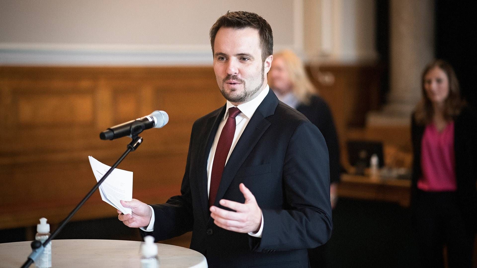 "Den russiske aggression er en god anledning til at øge opmærksomheden på cybersikkerhed i de danske virksomheder," siger erhvervsminister Simon Kollerup. | Foto: Erhvervsministeriet / PR