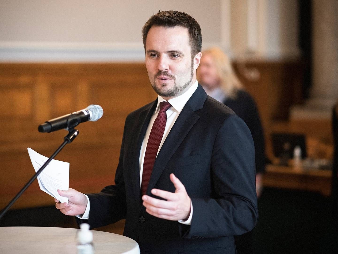 "Den russiske aggression er en god anledning til at øge opmærksomheden på cybersikkerhed i de danske virksomheder," siger erhvervsminister Simon Kollerup. | Foto: Erhvervsministeriet / PR