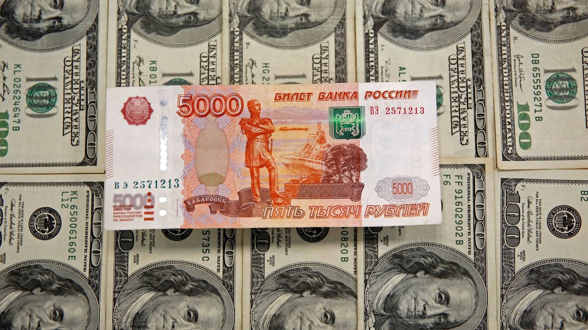 Internationale långivere til Rusland kan blive tvunget til at tage mod betaling i russiske rubler. | Foto: Dado Ruvic/REUTERS / X02714