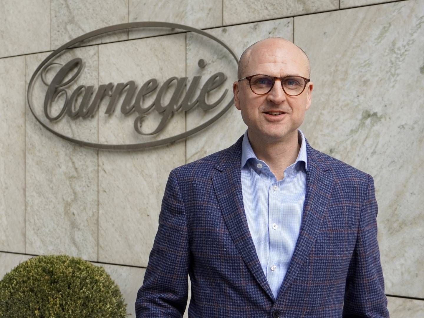 "Since I’m fairly new at Carnegie, my current goal is to understand the business and the product fully. But also getting to know the clients, since they are somewhat different to the ones I encountered through my previous employment," says Mattias Hagen. | Photo: PR / Carnegie Fonder