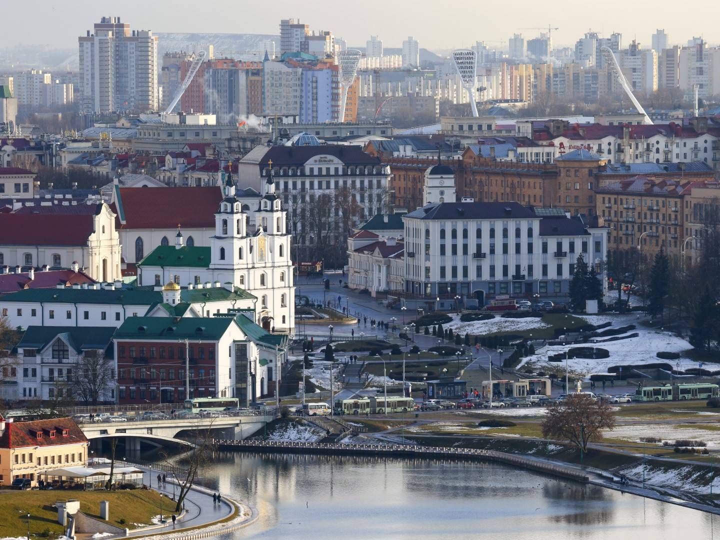 Blick auf die belarussische Hauptstadt Minsk | Foto: picture alliance/dpa/TASS | Peter Kovalev