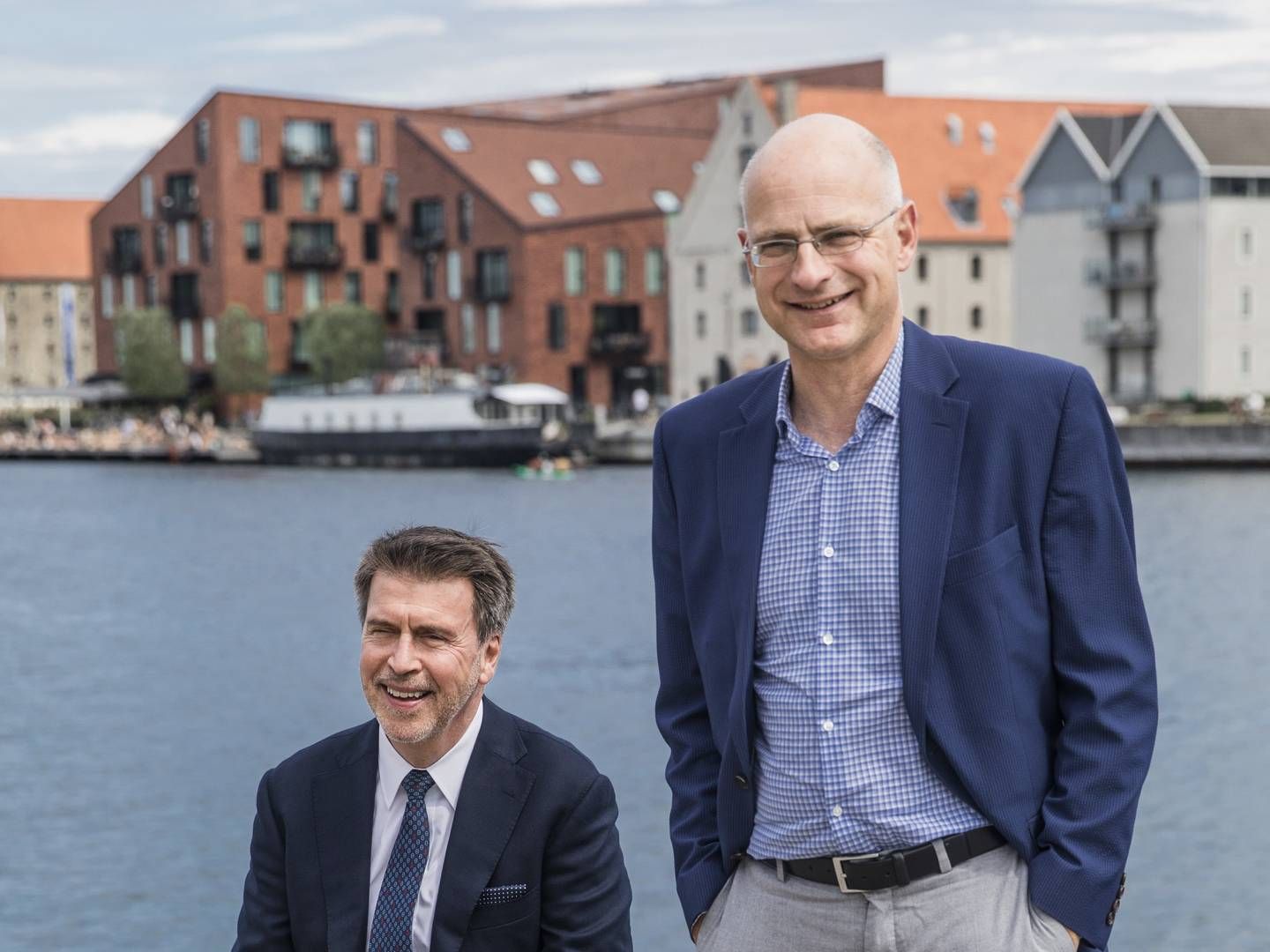 Stephan Christgau (t.h.), medstifter og partner i Eir Ventures, er med venturefornden i front for en trecifret millioninvestering i det hollandske biotekfirma Scenic Biotech. | Foto: Nikolai Linares