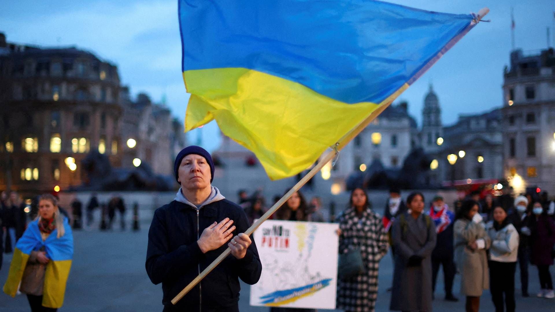 Der er behov for donationer med mad til Ukraine. | Foto: HANNAH MCKAY/REUTERS / X03696