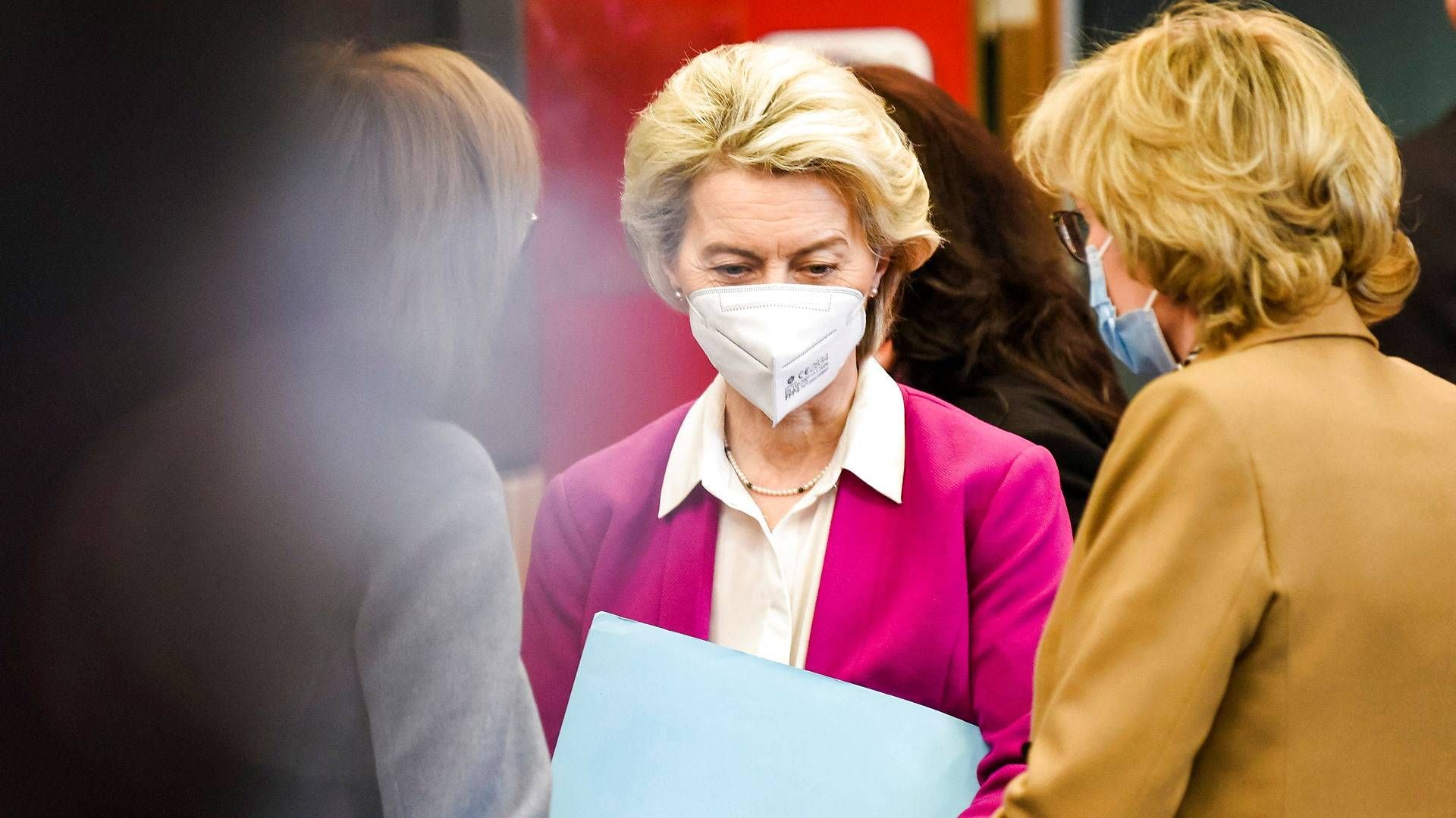 EU-Kommissionens formand Ursula von der Leyen lancerede onsdag flere sanktioner mod Rusland.