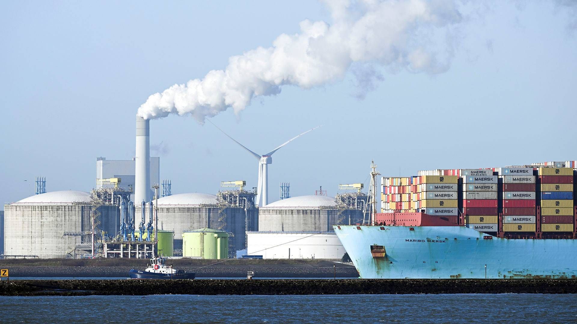 Importterminal for LNG i Rotterdam Havn. | Foto: Federico Gambarini/AP/Ritzau Scanpix