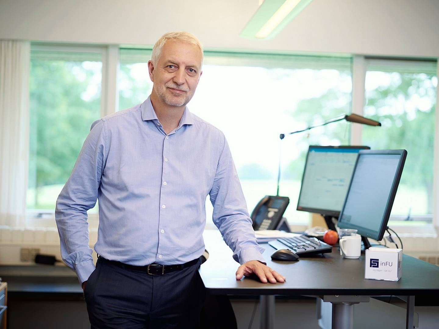Claus Godt, kunde- og markedschef i Finanssektorens Uddannelsescenter, er en af tilrettelæggerne bag ny bæredygtighedsuddanelse for erhvervsrådgivere. | Foto: Finanssektorens Udannelsescenter