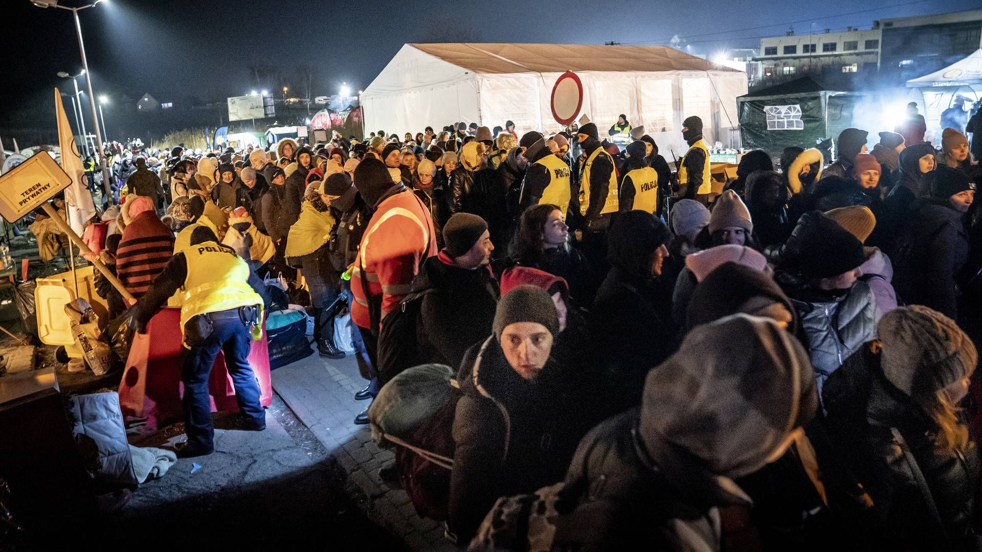 Ukrainske flygtninge tilbydes hjælp fra den danske forsikringsbranche. | Foto: Mads Claus Rasmussen