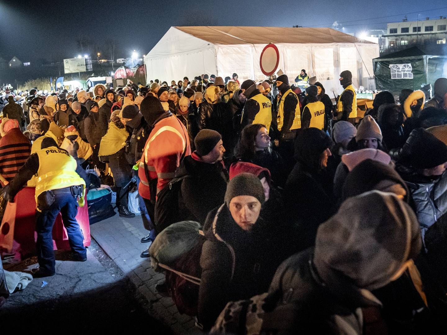 Ukrainske flygtninge tilbydes hjælp fra den danske forsikringsbranche. | Foto: Mads Claus Rasmussen