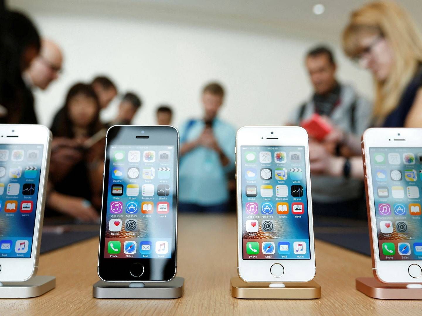 Apples Iphone-producent i Kina, Foxconn, vil forsøge at udlægge produktionen, efter coronaudbrud midlertidigt har sat en stopper for selskabets drift | Foto: Stephen Lam/Reuters/Ritzau Scanpix