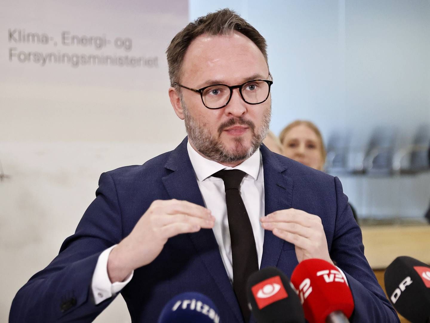 Klimaminister Dan Jørgensen glædede sig over den brede politiske opbakning til Danmarks første Power-to-X-strategi. | Foto: Jens Dresling/Ritzau Scanpix