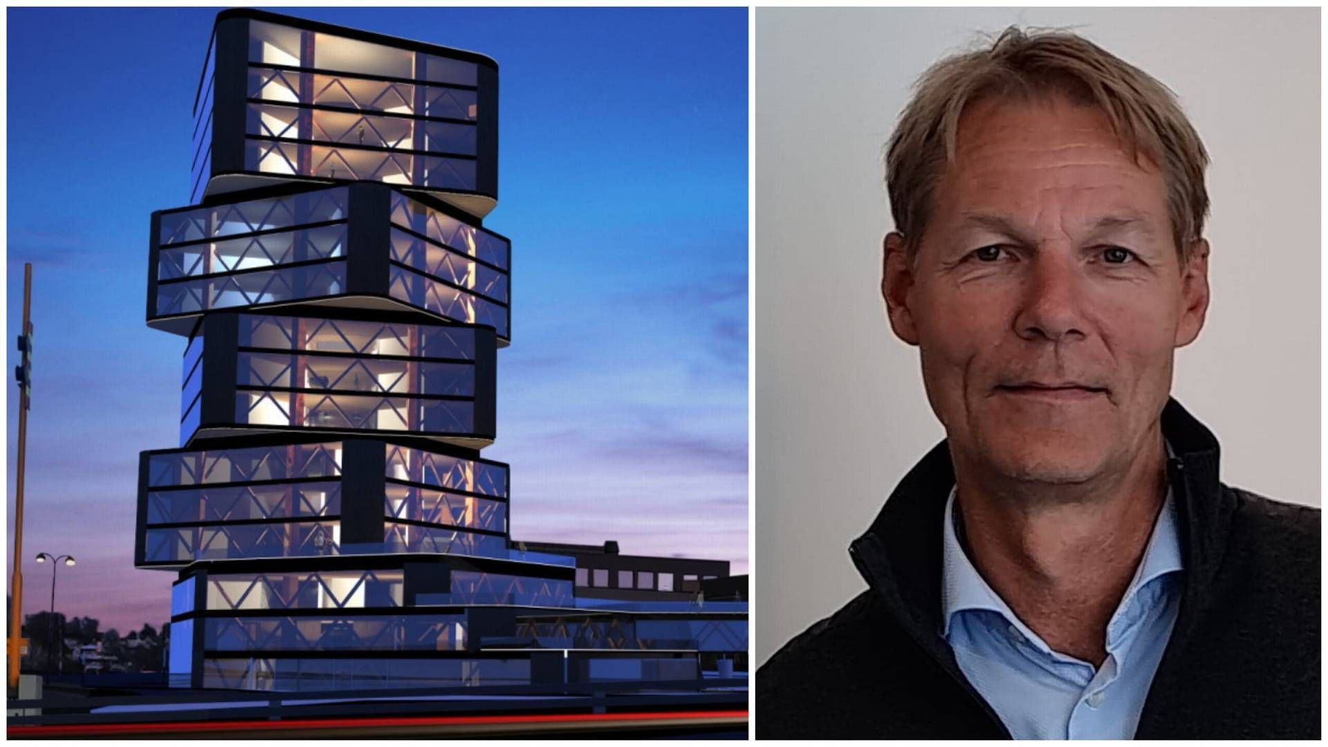 Kurt Mosvolds Mosvold & Co eier 25 prosent av nybygget. | Foto: Trollvegg Arkitektur/Mosvold & Co og Øystein Byberg