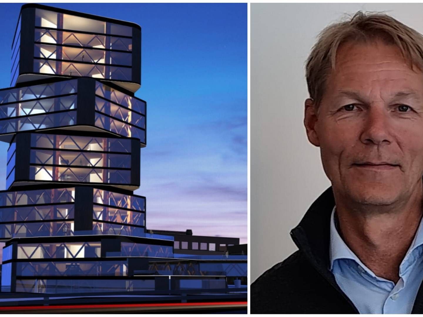 Kurt Mosvolds Mosvold & Co eier 25 prosent av nybygget. | Foto: Trollvegg Arkitektur/Mosvold & Co og Øystein Byberg