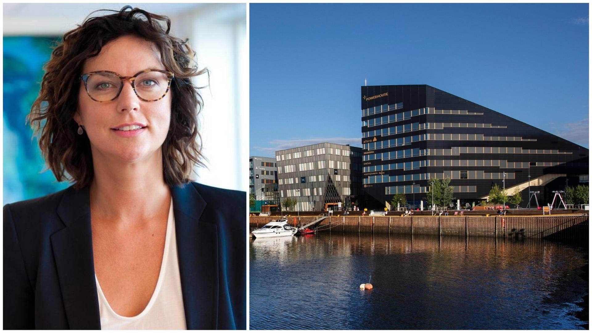 HÅPER PÅ REGELENDRINGER: Entras sjef i Trondhiem, Stine Hostad, håper at bygg som Powerhouse Brattørkaia skal kunne forsyne andre med energi | Foto: Morten Antonsen/Adresseavisen og Entra