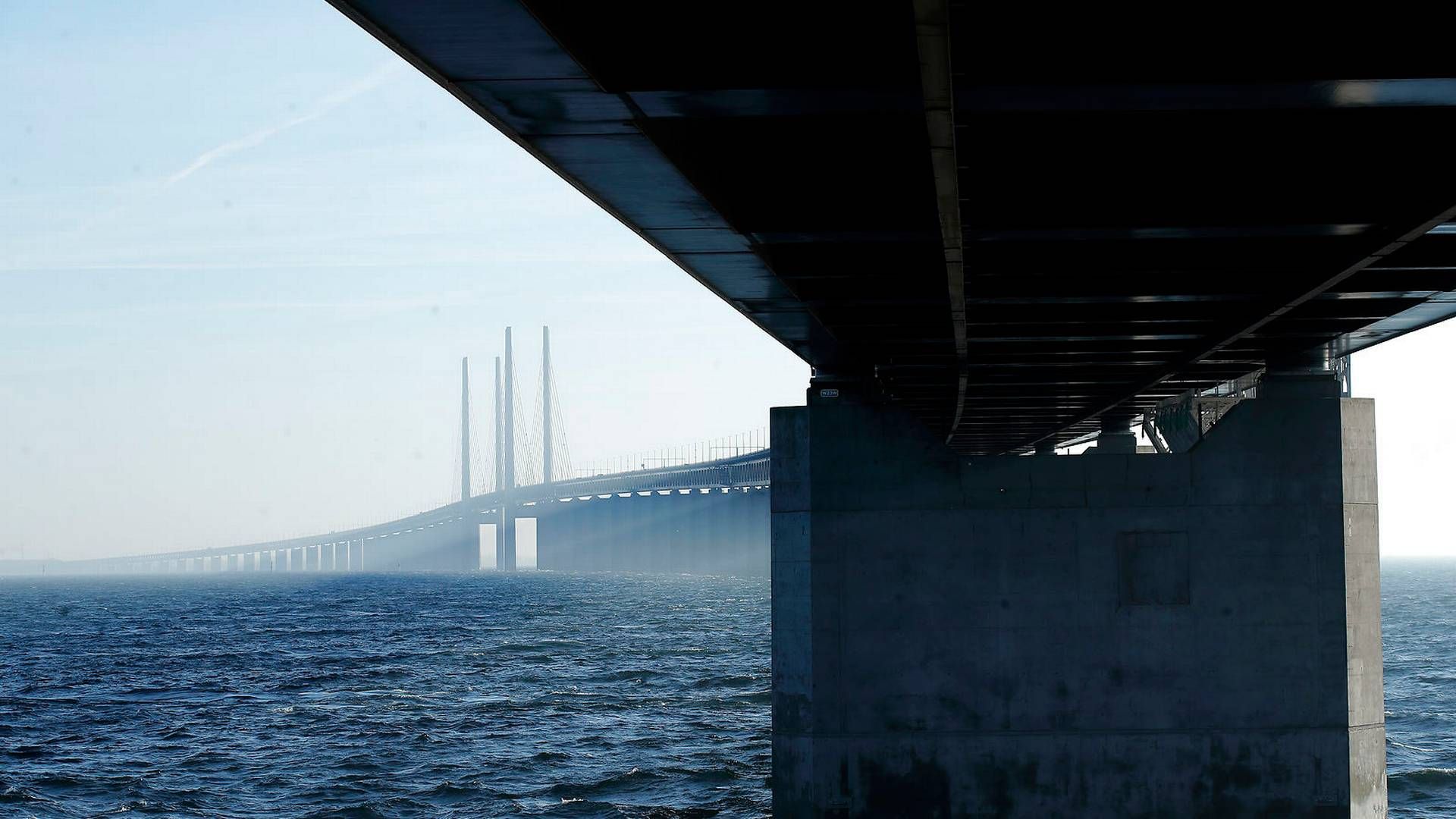 Øresundsbroen vil være lukket i aften mellem kl. 19.45 og kl. 23.00. | Foto: Jens Dresling/Ritzau Scanpix