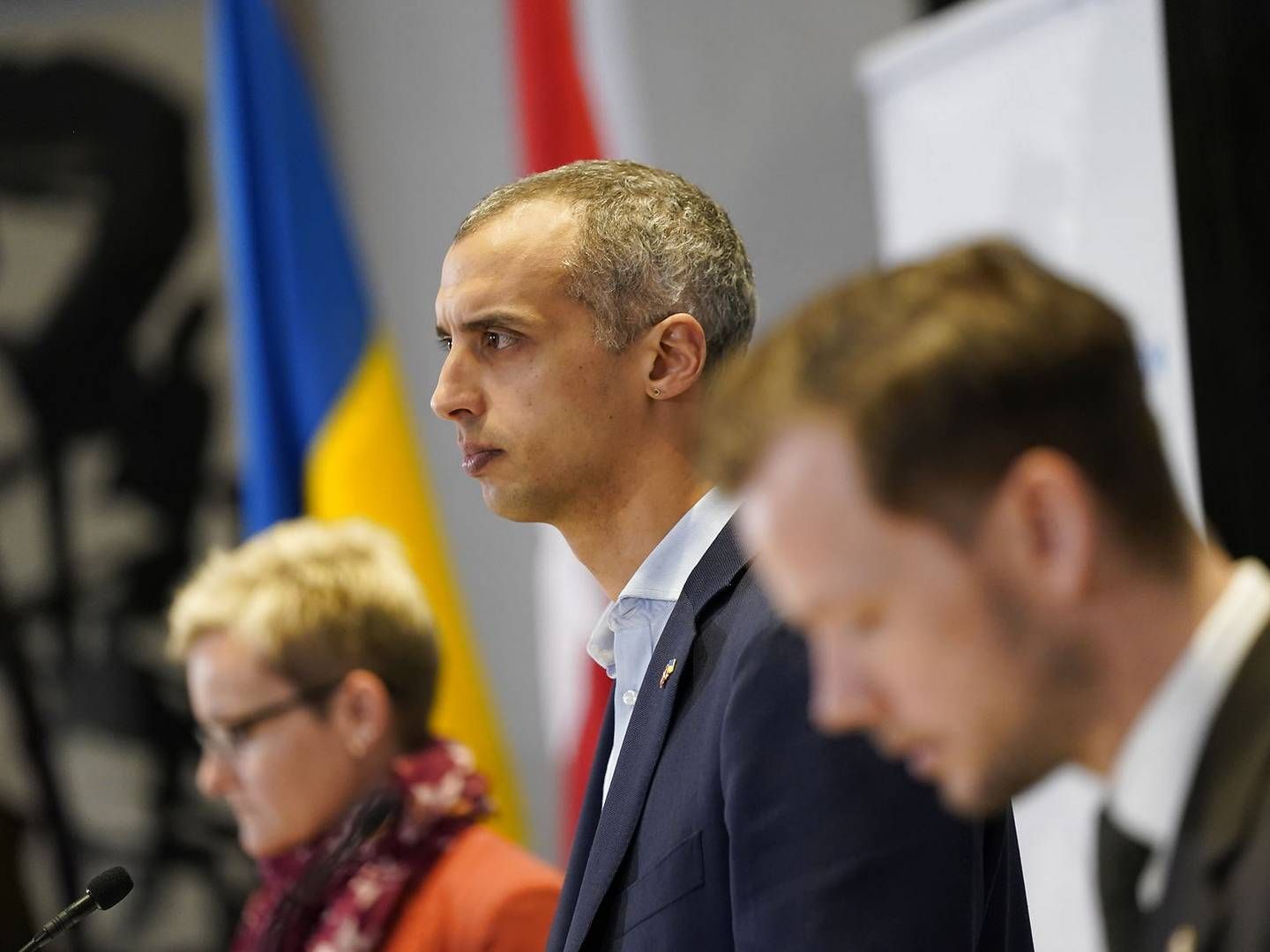 Udlændinge- og integrationsminister Mattias Tesfaye forudser, at der kan komme langt flere ukrainske flygtninge end de 20.000, der på nuværende tidspunkt forventes. Foto: Ida Marie Odgaard/Ritzau Scanpix