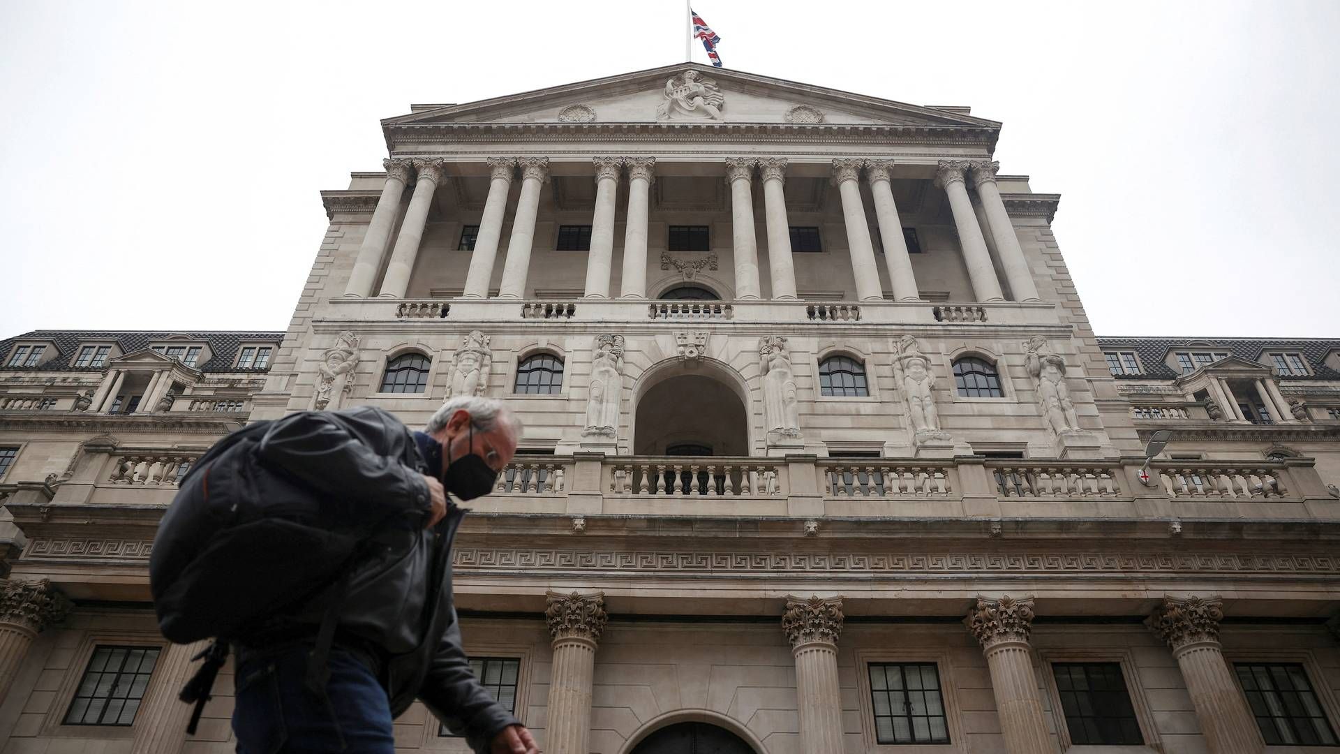 Den engelske centralbanks hovedsæde i London. | Foto: Henry Nicholls/REUTERS / X06612