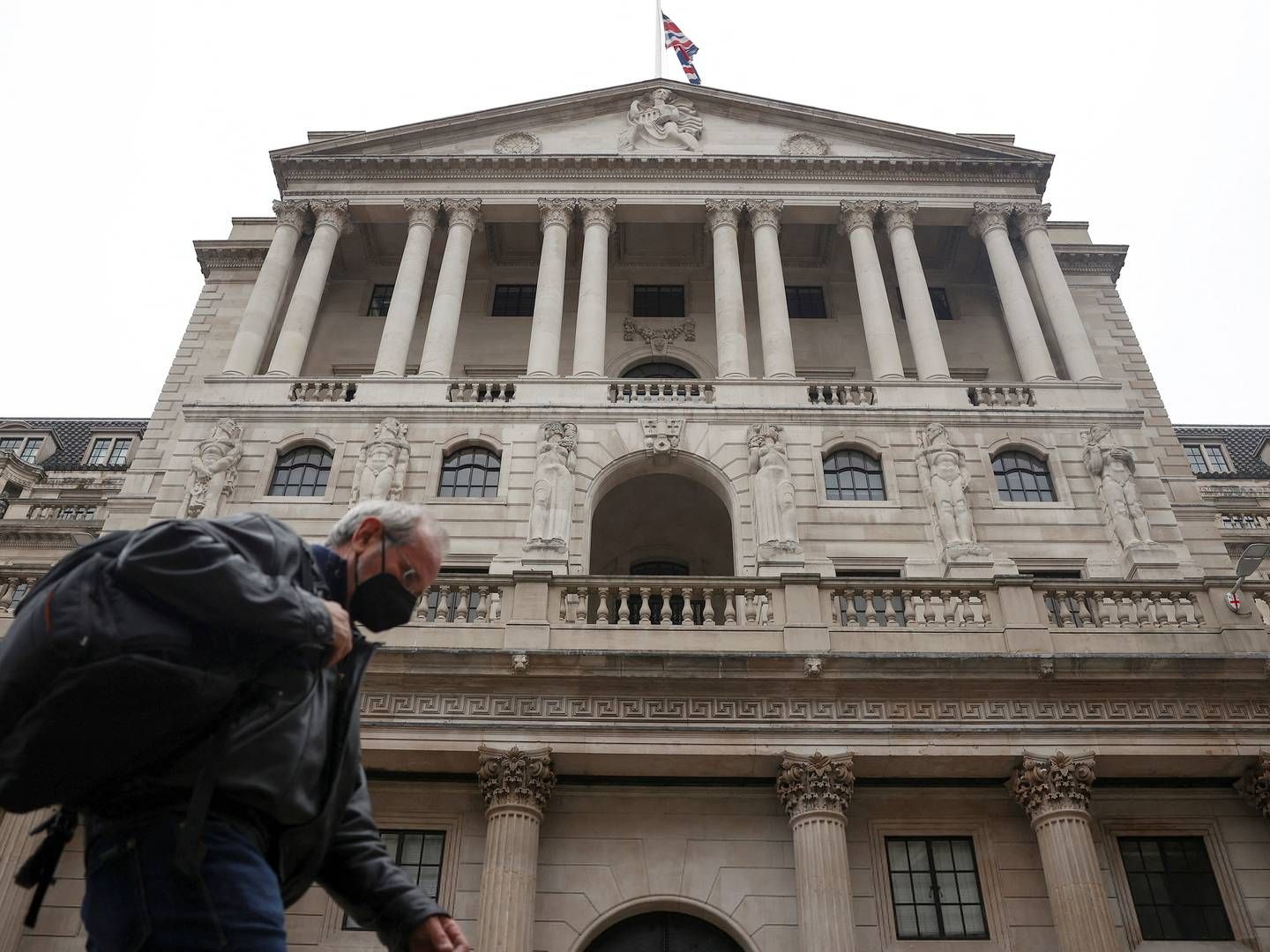 Den engelske centralbanks hovedsæde i London. | Foto: Henry Nicholls/REUTERS / X06612