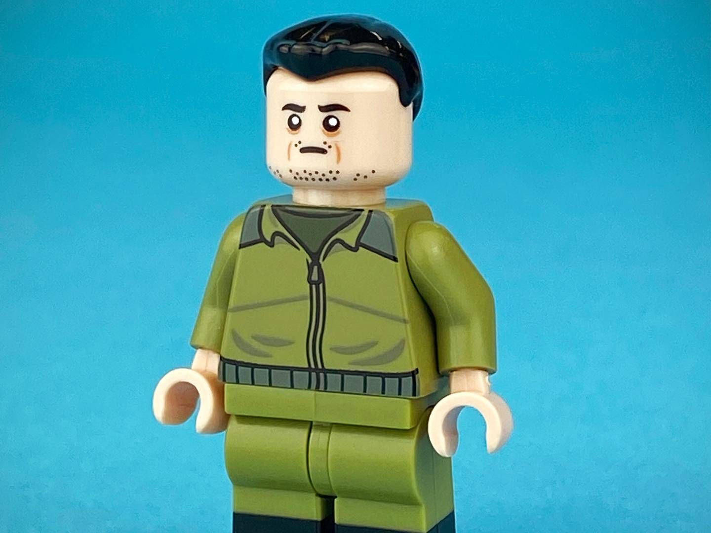 Lego-figurer af Volodymyr Zelenskyj er blevet voldsomt populære, siden | Foto: Pr