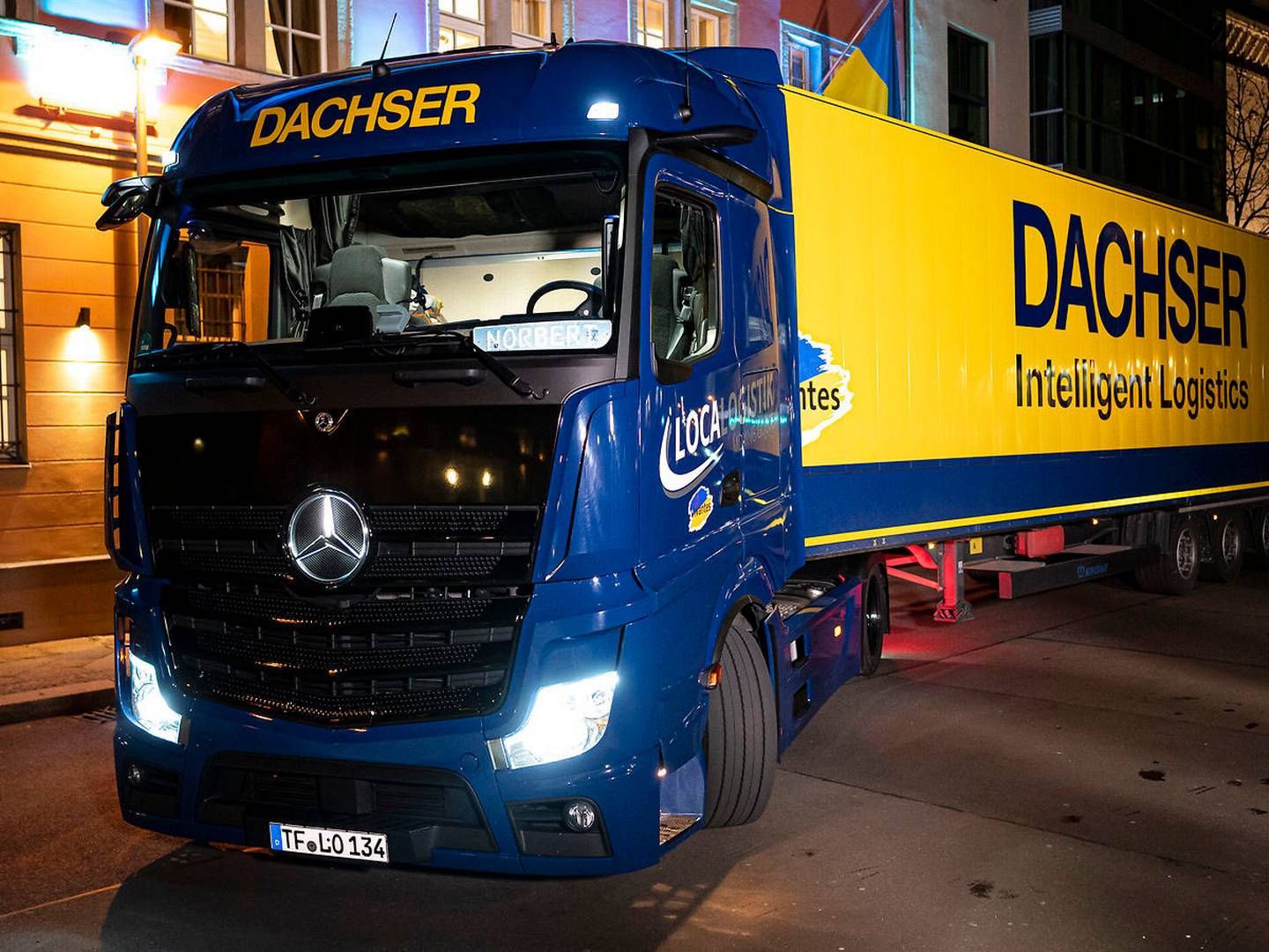 Lastbiltrafikken satte rekord i Tyskland i 2021. | Foto: Fabian Sommer/AP/Ritzau Scanpix