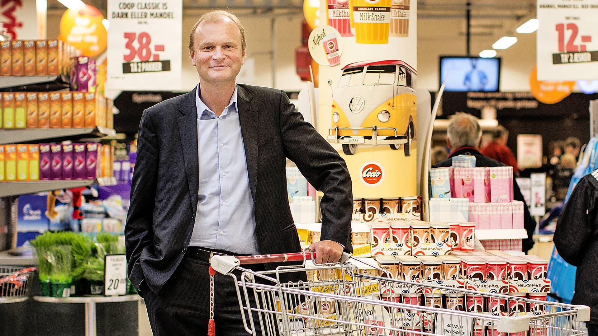 Lasse Bolander har siden 2008 været formand for Coop Danmark, der ejes af 1,7 mio. danskere og har 1.200 dagligvarebutikker. | Foto: Stine Bidstrup