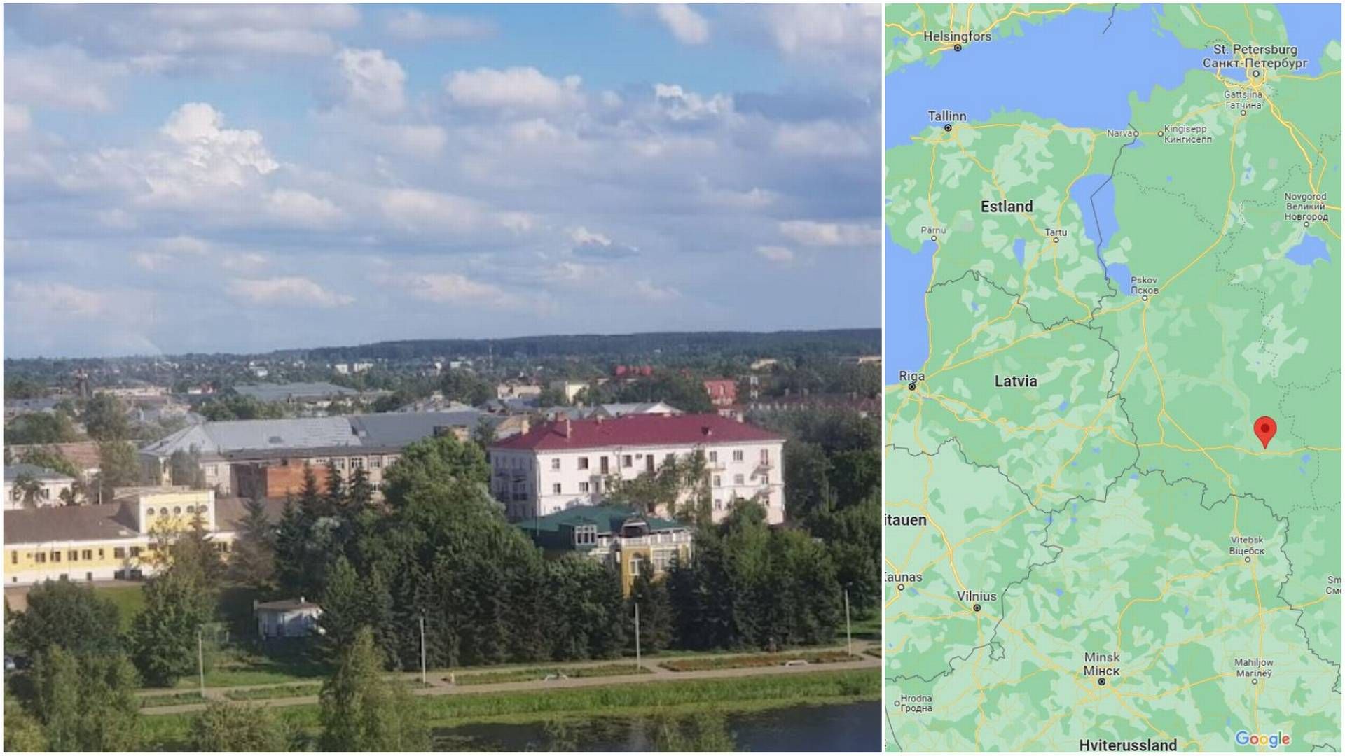 USIKKER EIENDOM: I denne byen i Vest-Russland ligger fabrikken. Jotunfjell ønsker av hensyn til de ansatte ikke gå gi detaljer om fabrikken. | Foto: Google Street View og Google Maps