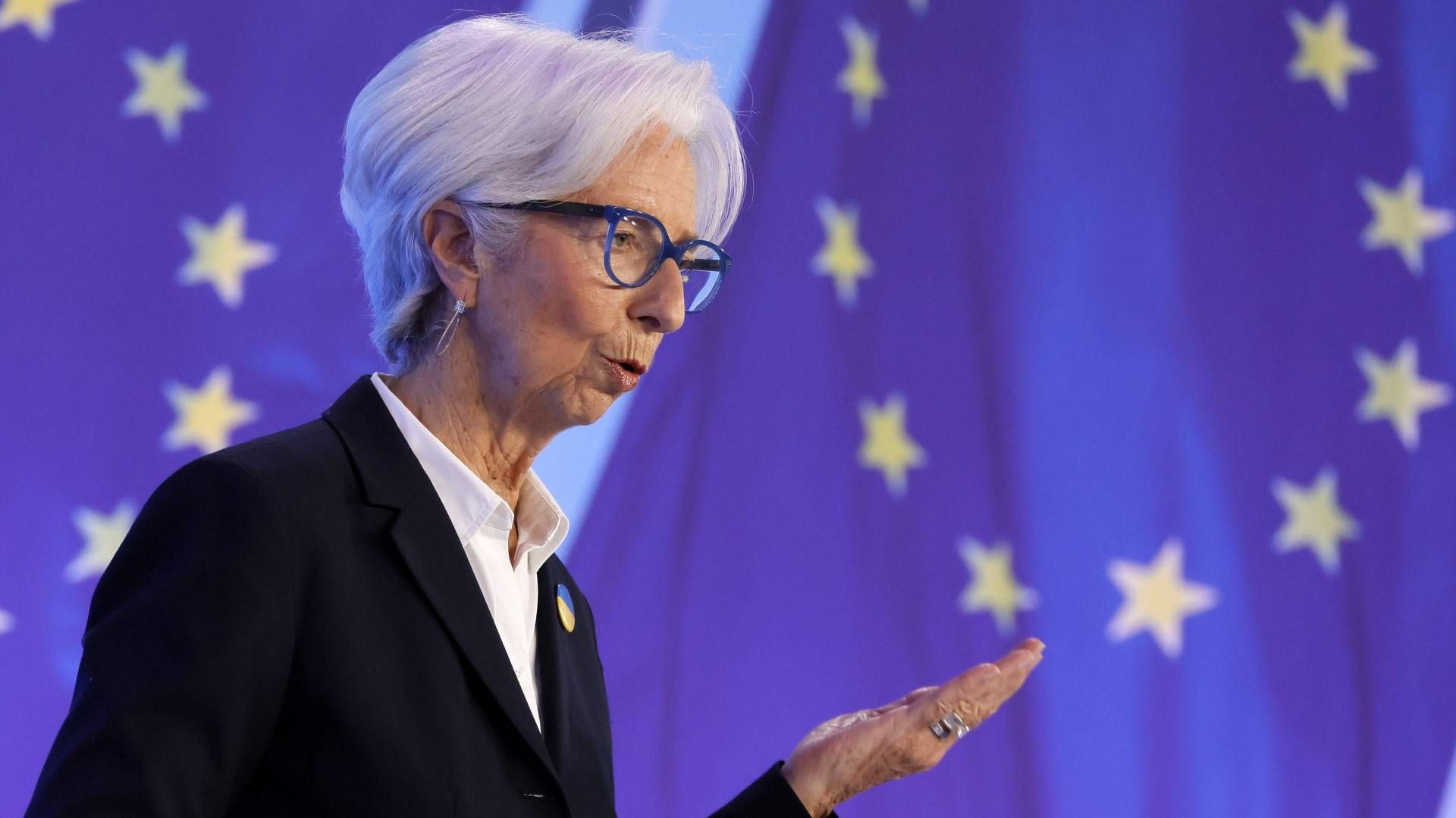 EZB-Präsidentin Christine Lagarde. | Foto: picture alliance / EPA | RONALD WITTEK / POOL