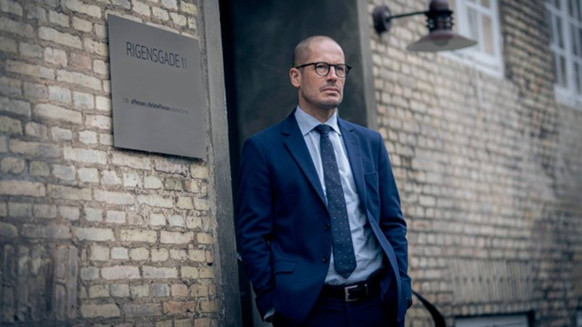 52-årige Jonas Christoffersen er i dag medejer af advokatfirmaet Offersen & Christoffersen, som holder til på Rigensgade i København. | Foto: Claus Lillevang