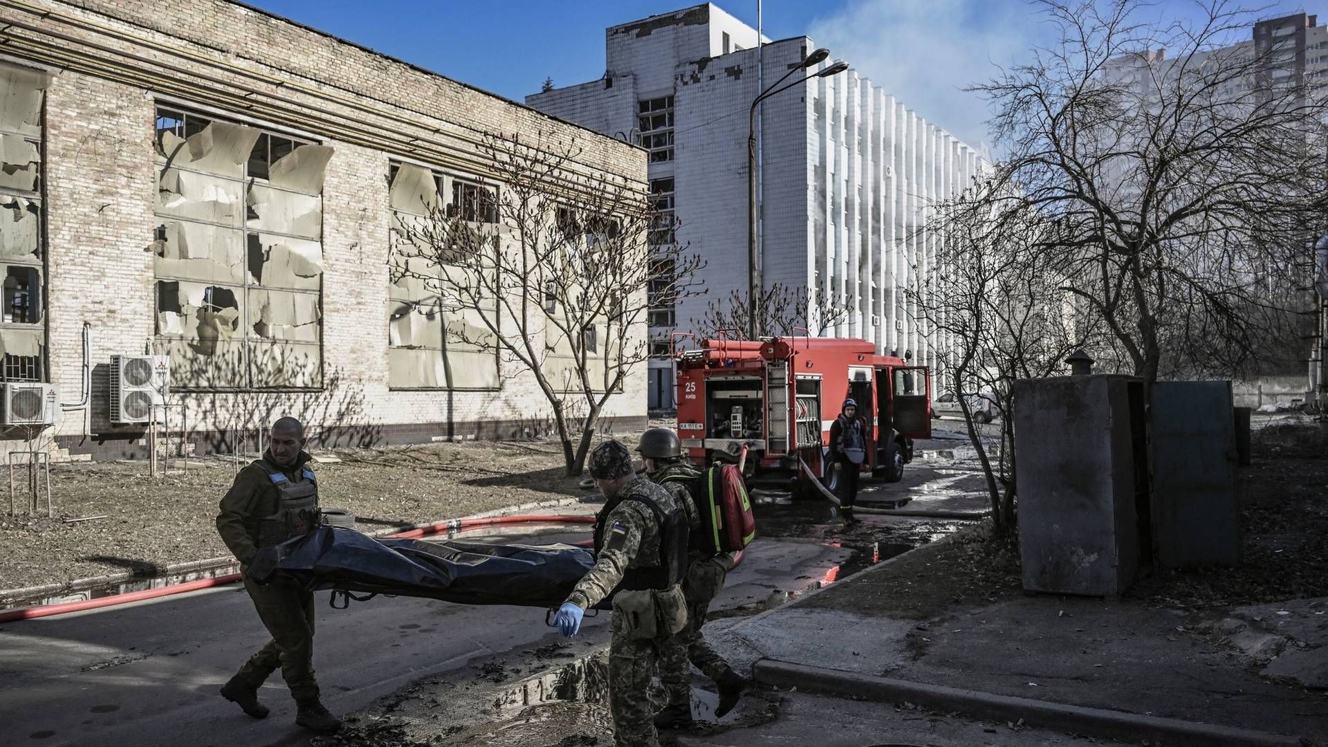 Krigen i Ukraine får fransk storbank til at holde igen med nye forretninger i Rusland. | Foto: ARIS MESSINIS/AFP / AFP