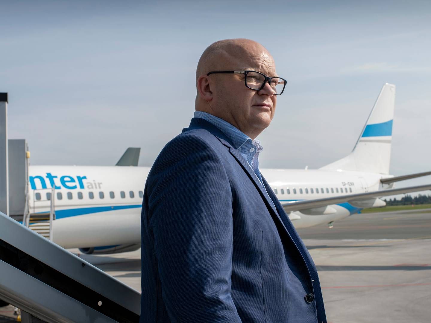 Jan Hessellund, adm. direktør i Billund Lufthavn, mener, at staten skal hjælpe med investeringer som følge af nyt EU-system. | Foto: Joachim Ladefoged/Ritzau Scanpix