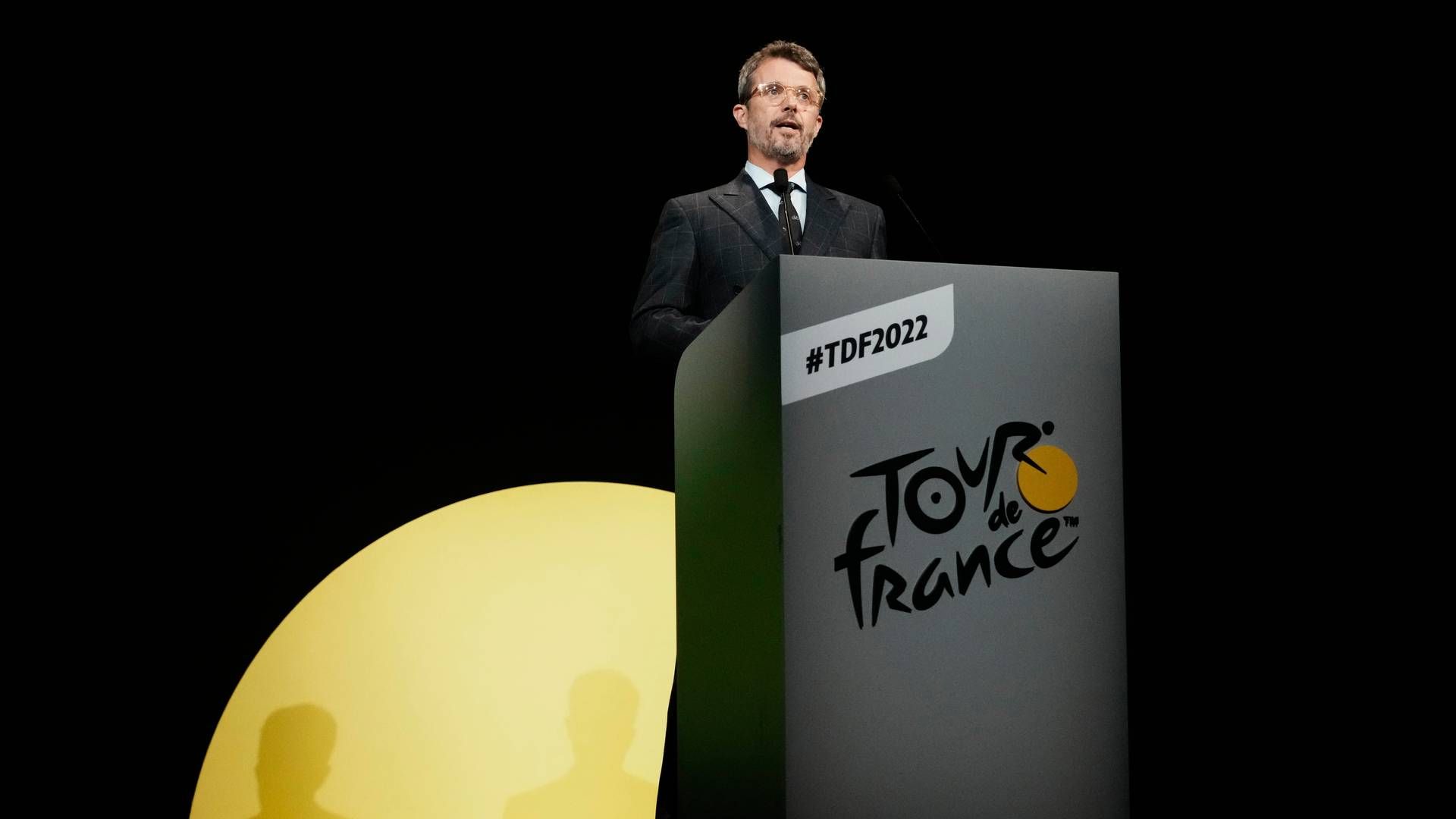 Kronprins Frederik ved præsentationen af Tour de France 2020. | Foto: Thibault Camus/AP/Ritzau Scanpix