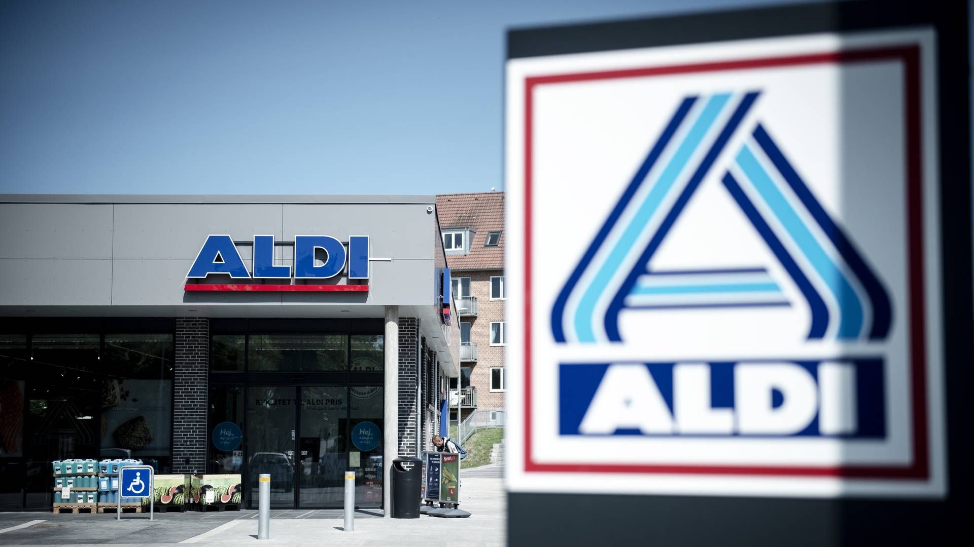 Aldi har i dag 190 butikker i Danmark og omkring 2.800 medarbejdere. | Foto: Christian Lykking/ERH