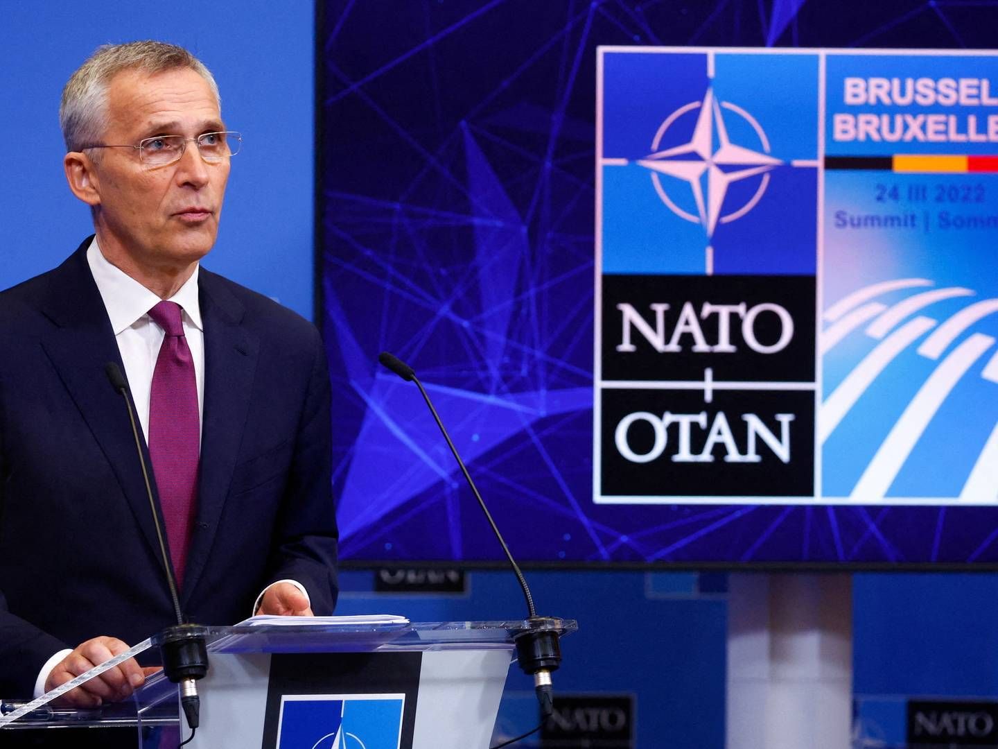 Jens Stoltenberg bliver på posten som NATO's generalsekretær til 30. september 2023. | Foto: GONZALO FUENTES/REUTERS / X07238